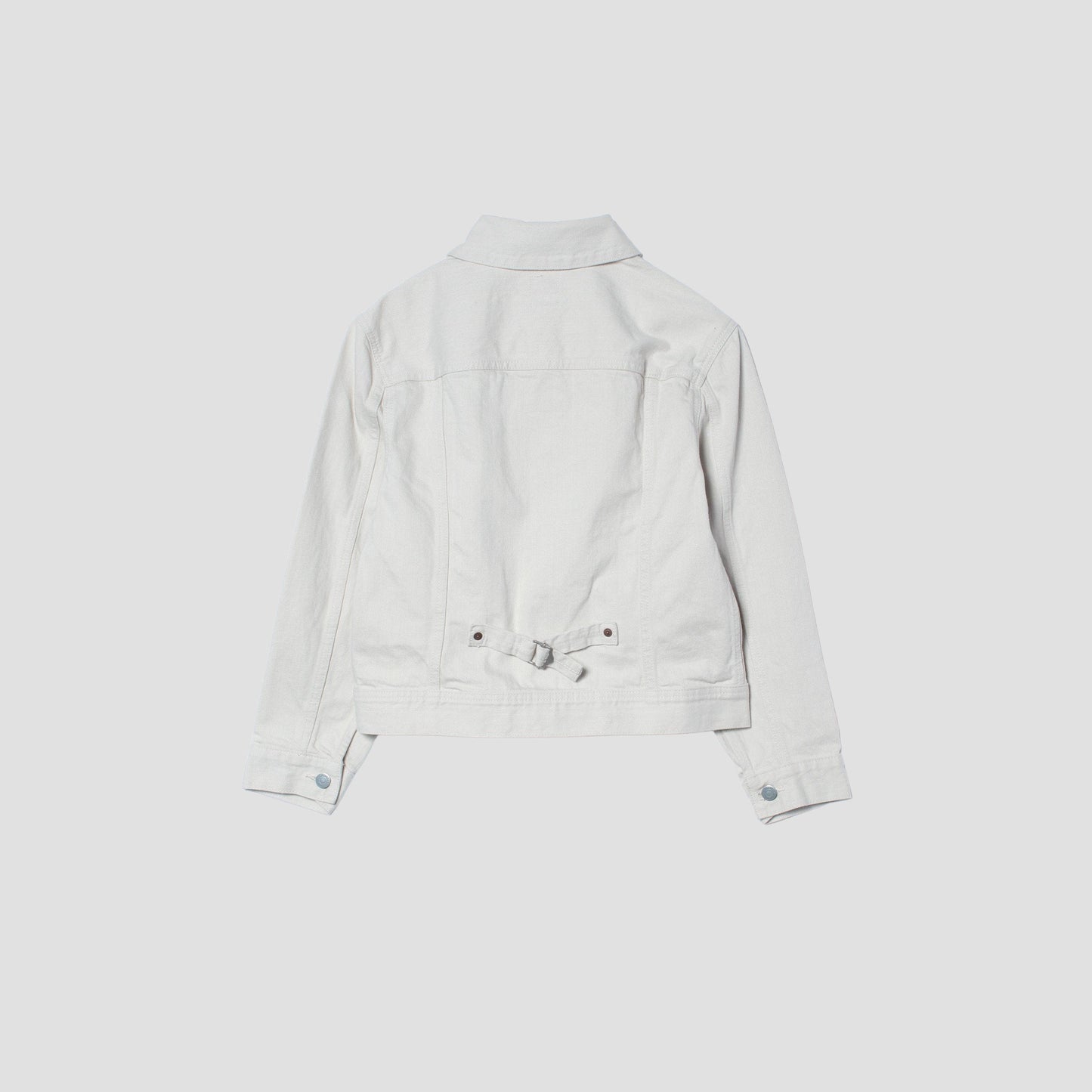 WHITE DENIM BLOUSON