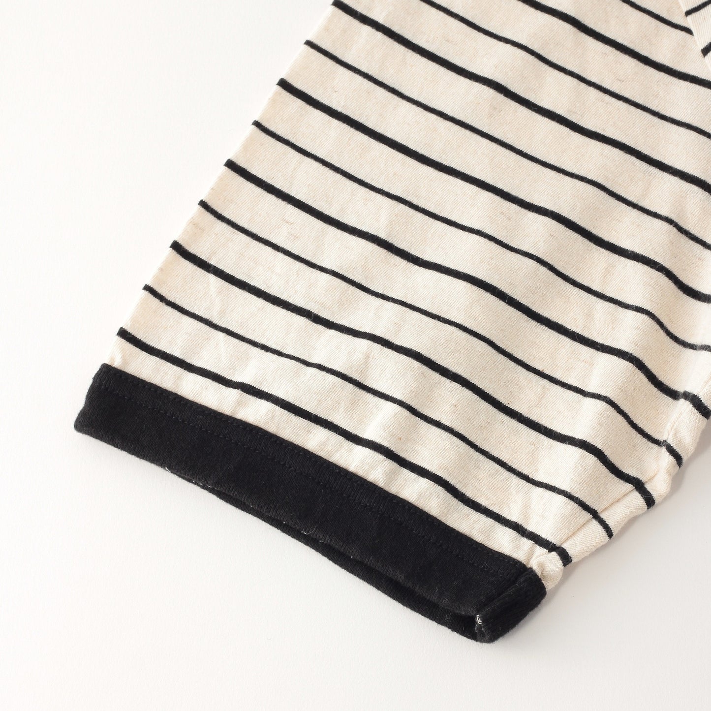 COTTON LINEN STRIPE JERSEY