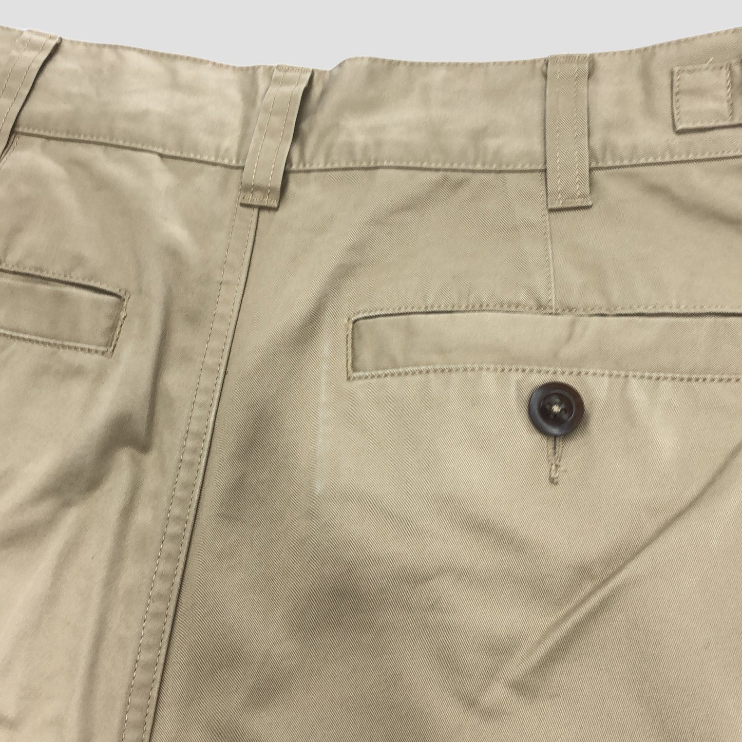 WASHED CHINO COTTON TROUSERS