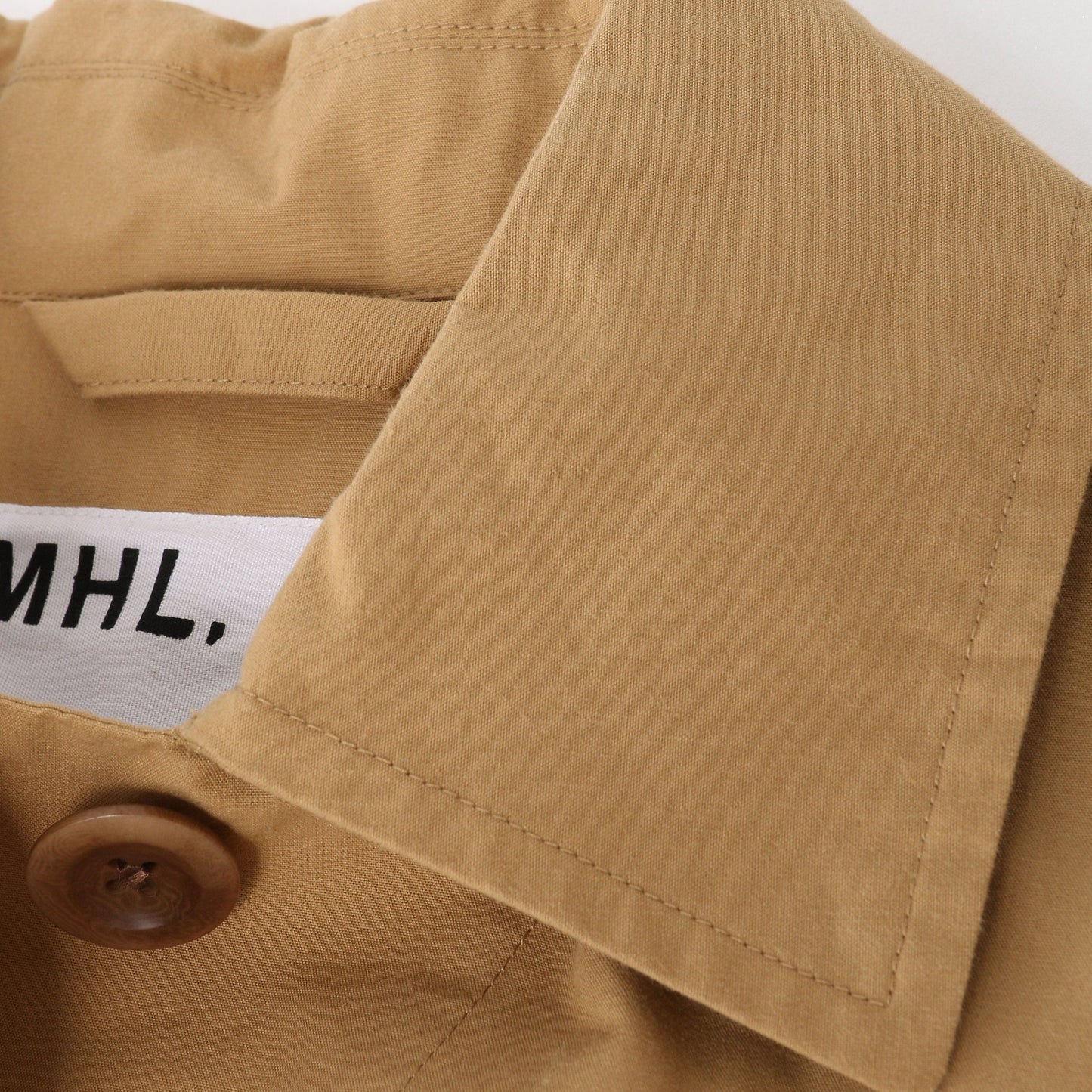 WASHED COTTON POPLIN COAT