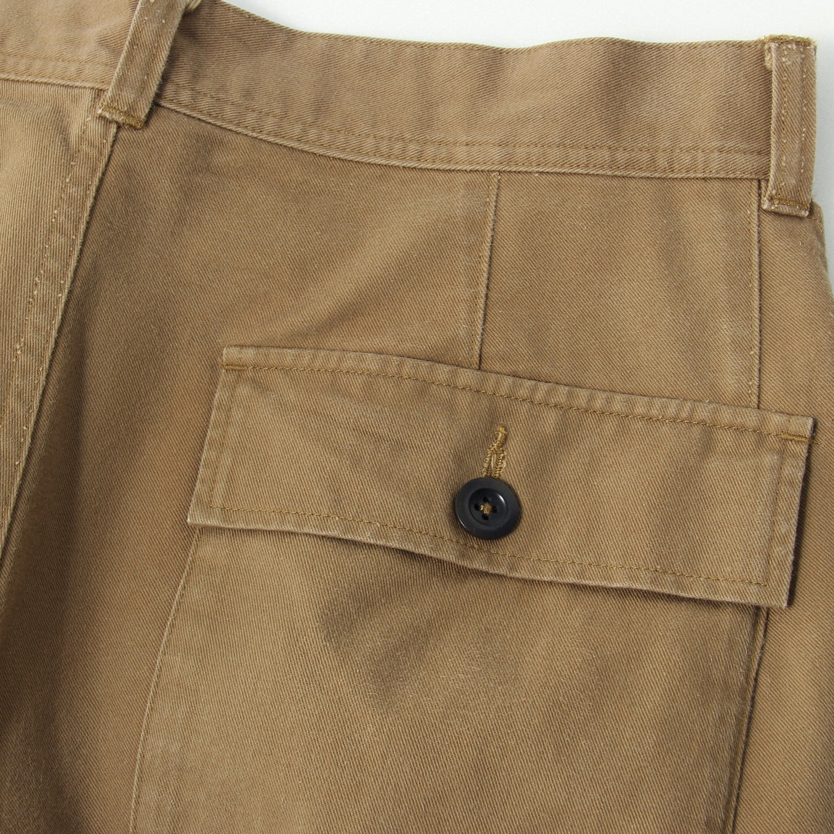WASHED COTTON DRILL TROUSERS
