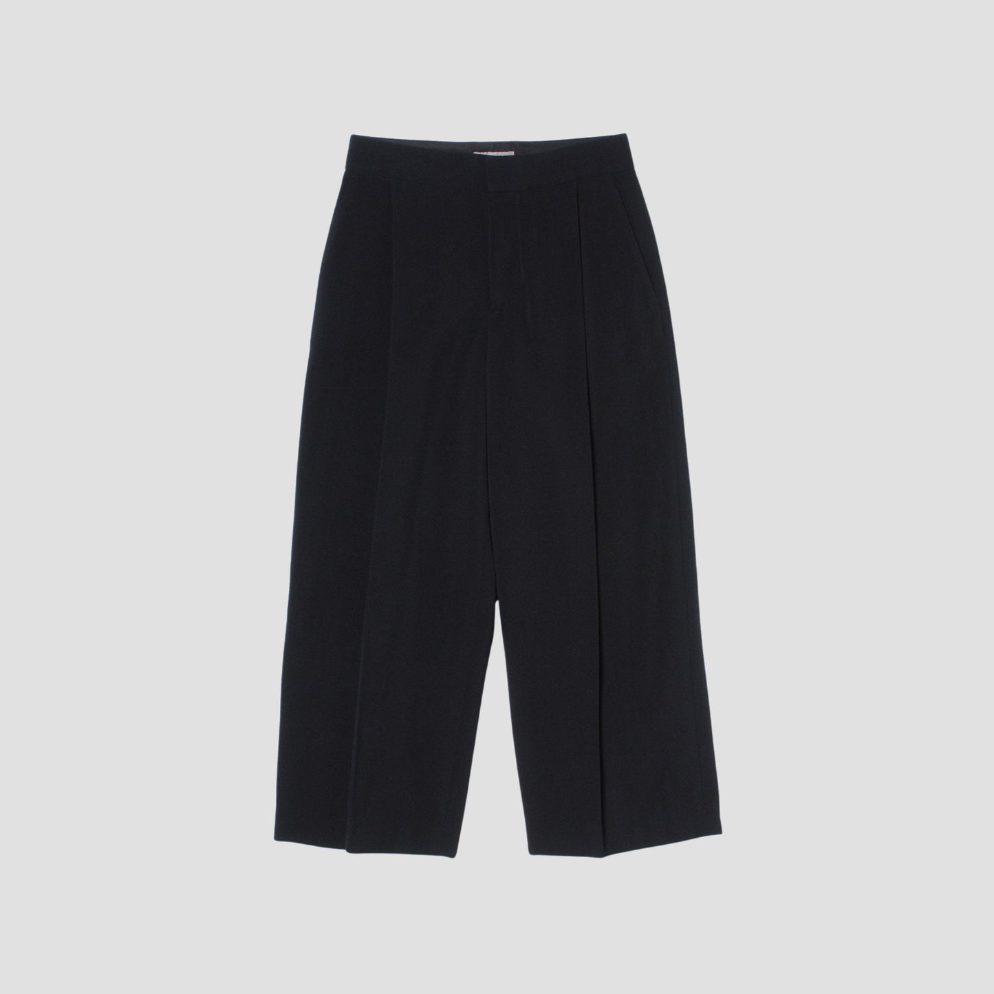 WOOL COTTON LINEN BARATHEA TROUSERS