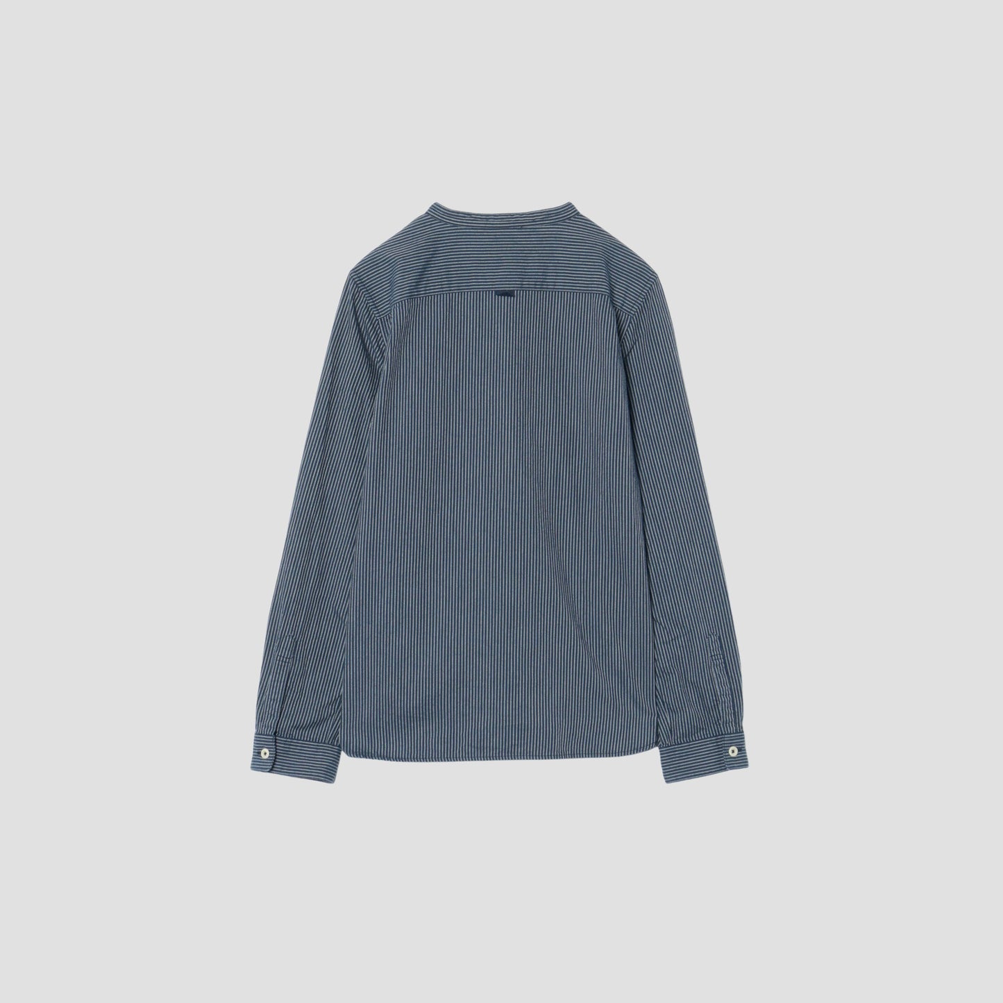 COTTON WOOL STRIPE SHIRT
