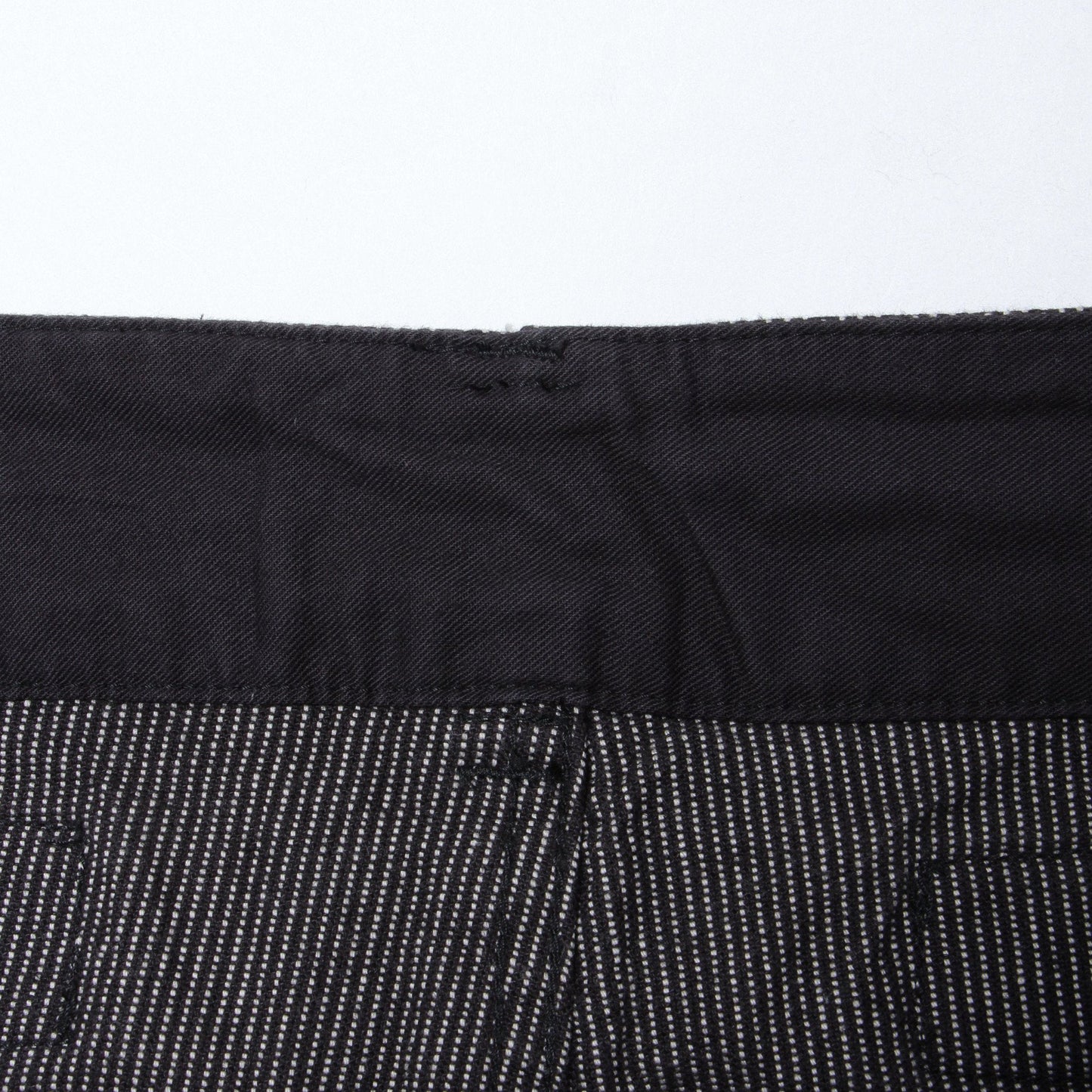 WORKWEAR STRIPE COTTON LINEN TROUSERS