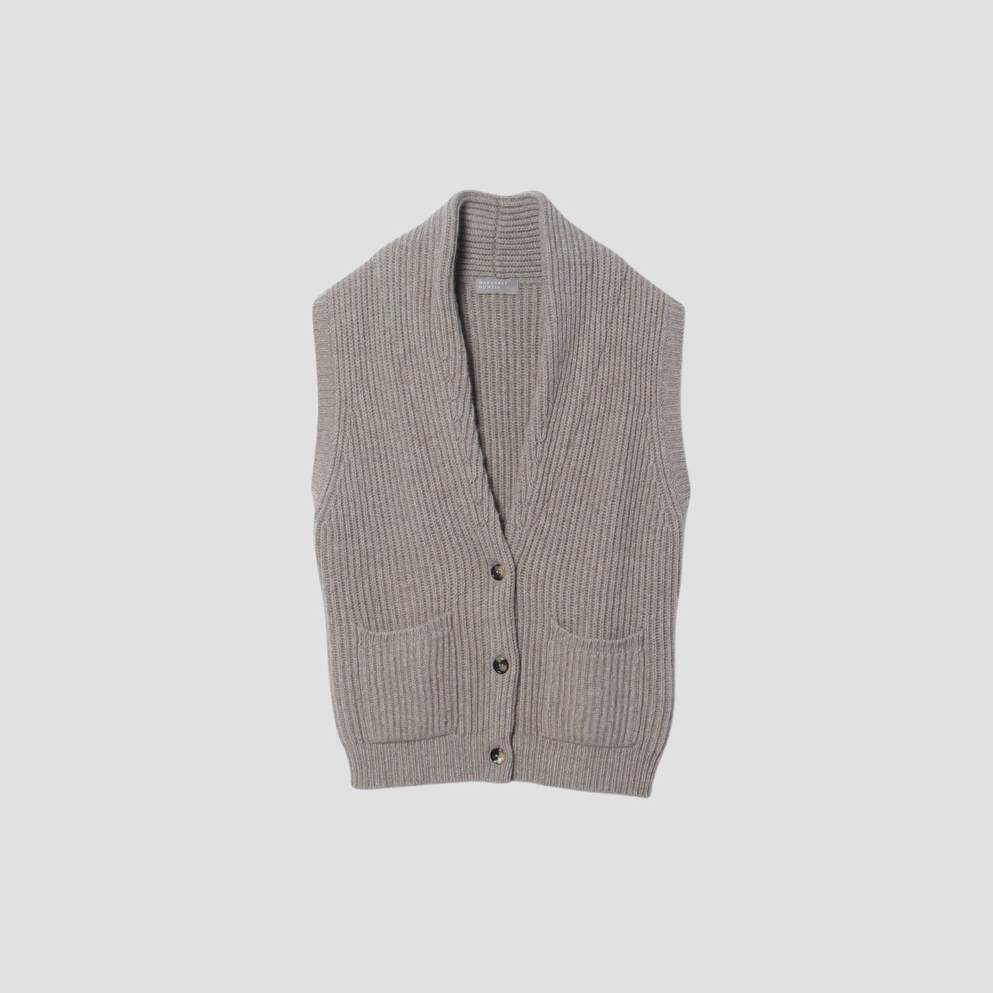 CHUNKY RIB WAISTCOAT KNIT