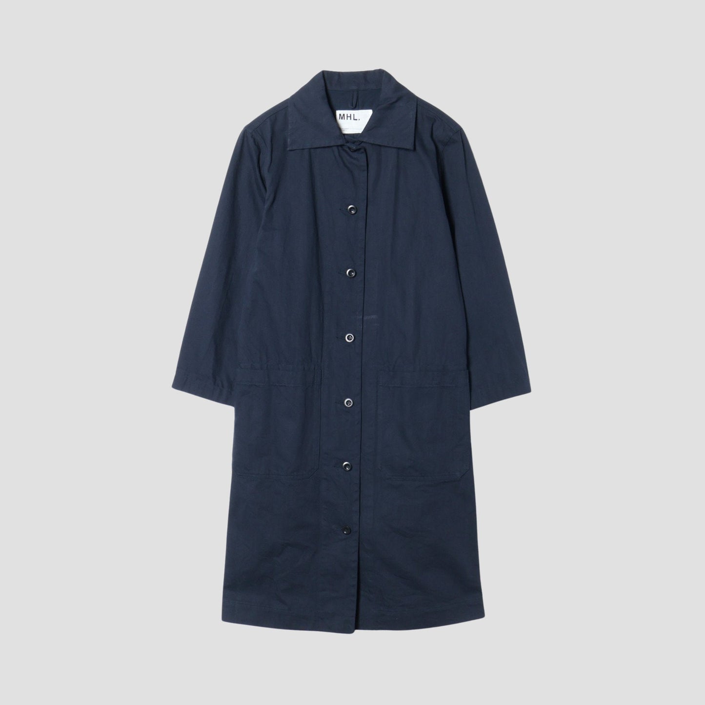 YARN DYE COTTON TWILL DRESS