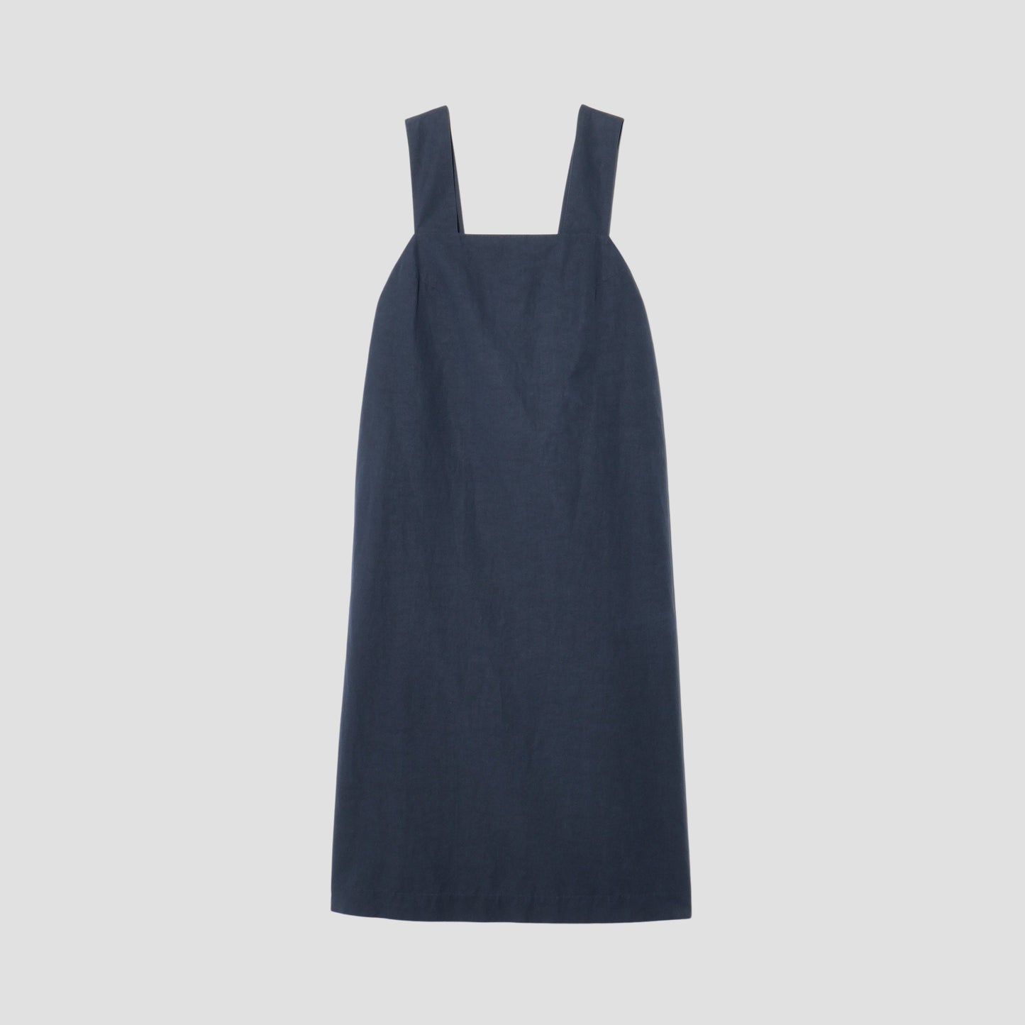 COTTON LINEN SILK POPLIN DRESS