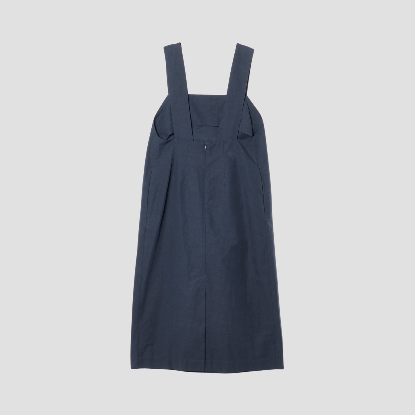 COTTON LINEN SILK POPLIN DRESS