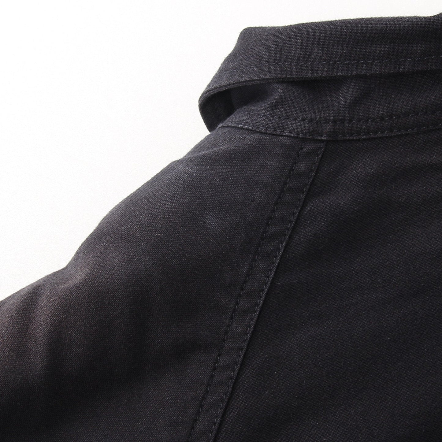 UNEVEN COTTON CANVAS COAT