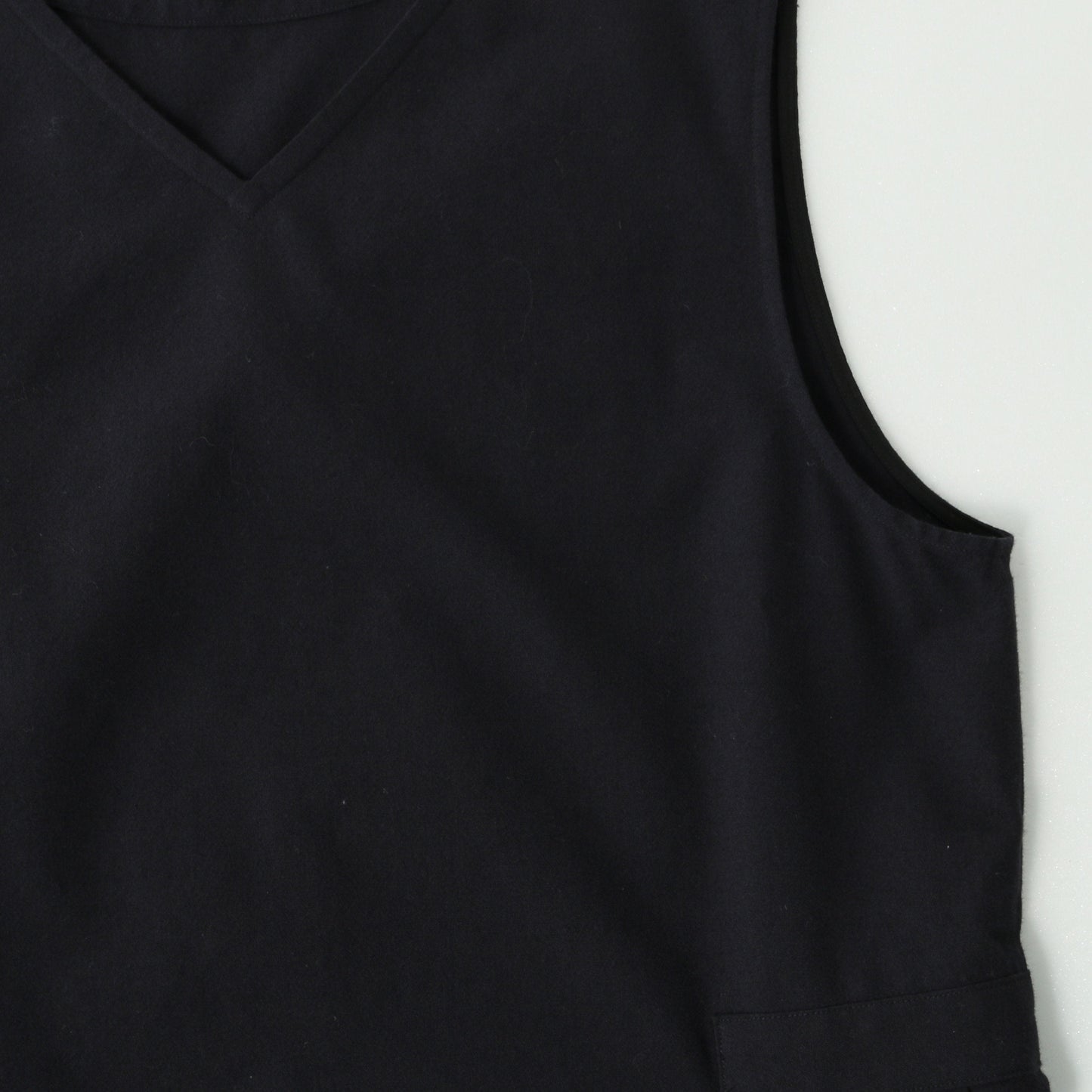 WOOL COTTON PLAINWEAVE DRESS