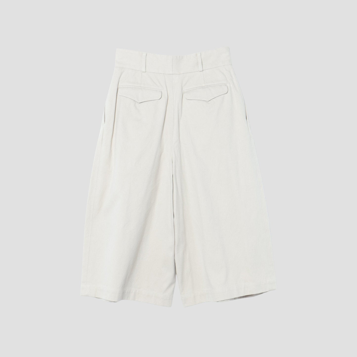 YARN DYE HEAVY COTTON TWILL TROUSERS