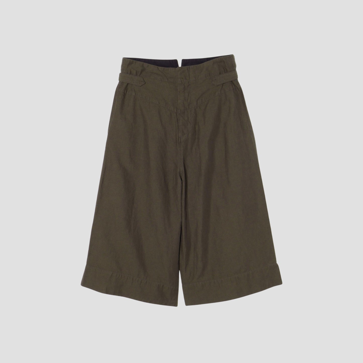 COTTON LINEN TWILL TROUSERS