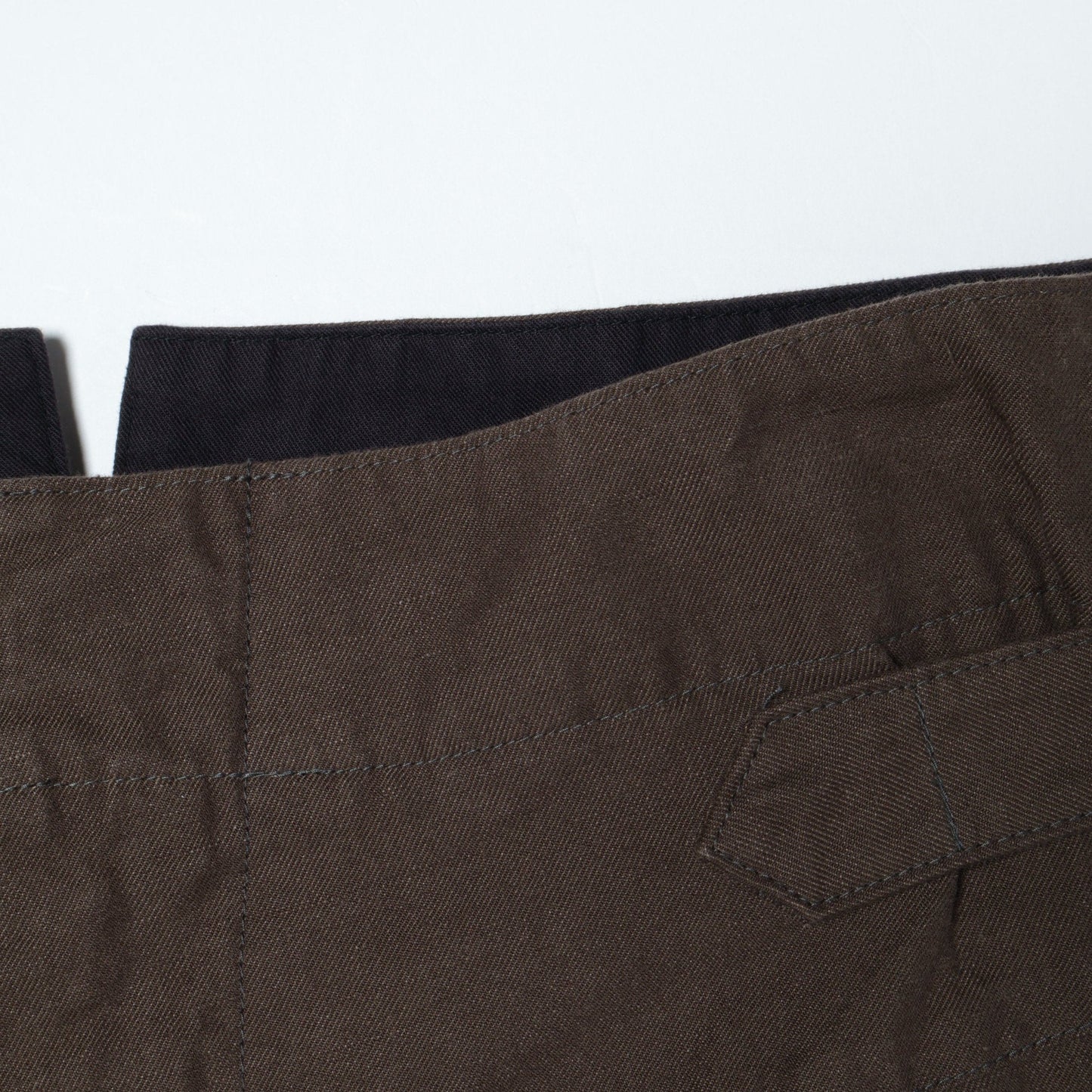 COTTON LINEN TWILL TROUSERS