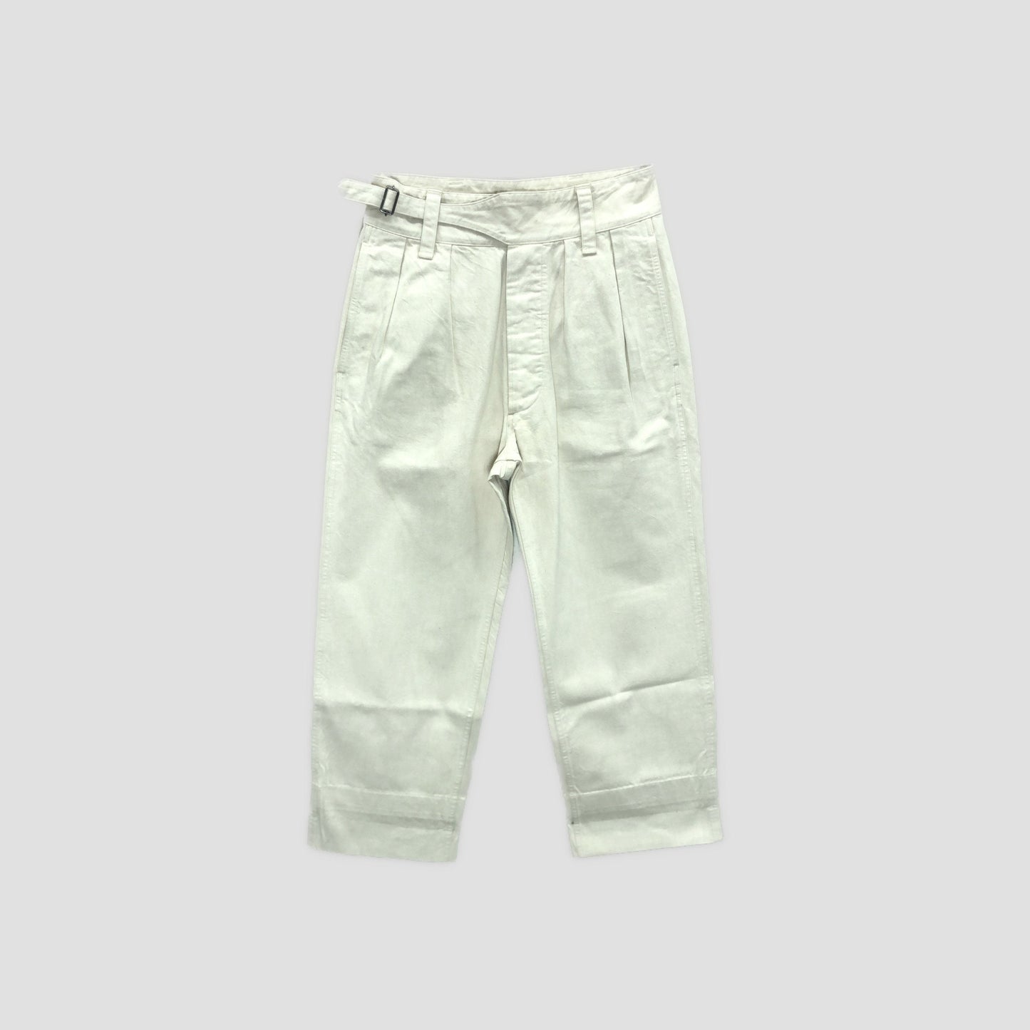 NATURAL DENIM TROUSERS