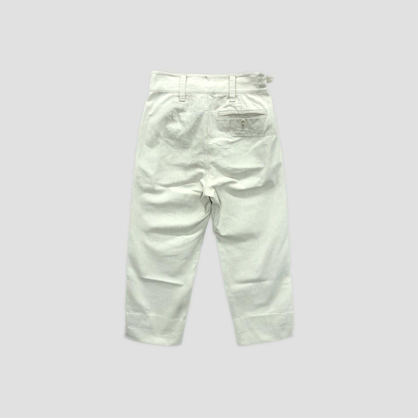 NATURAL DENIM TROUSERS