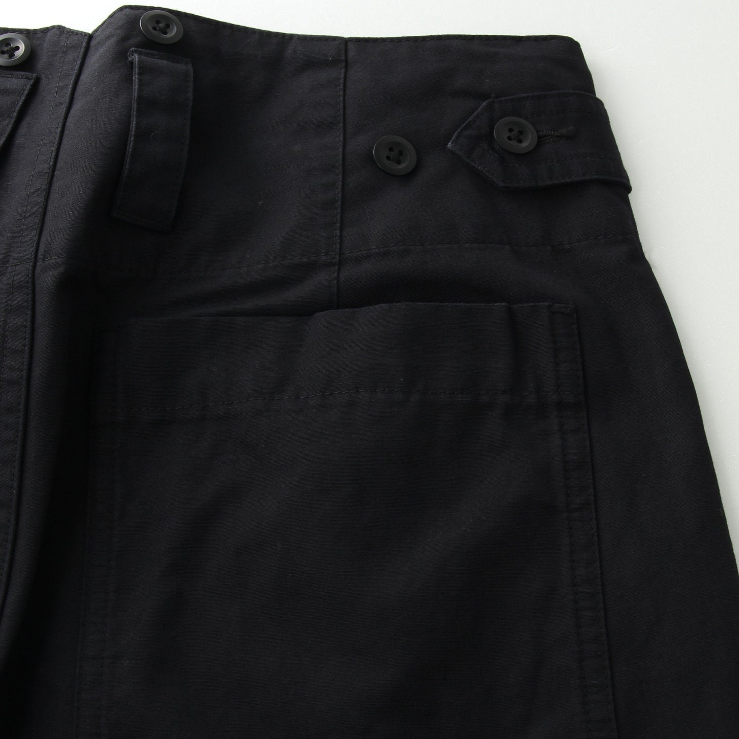 WA-SHI COTTON PLAINWEAVE TROUSERS