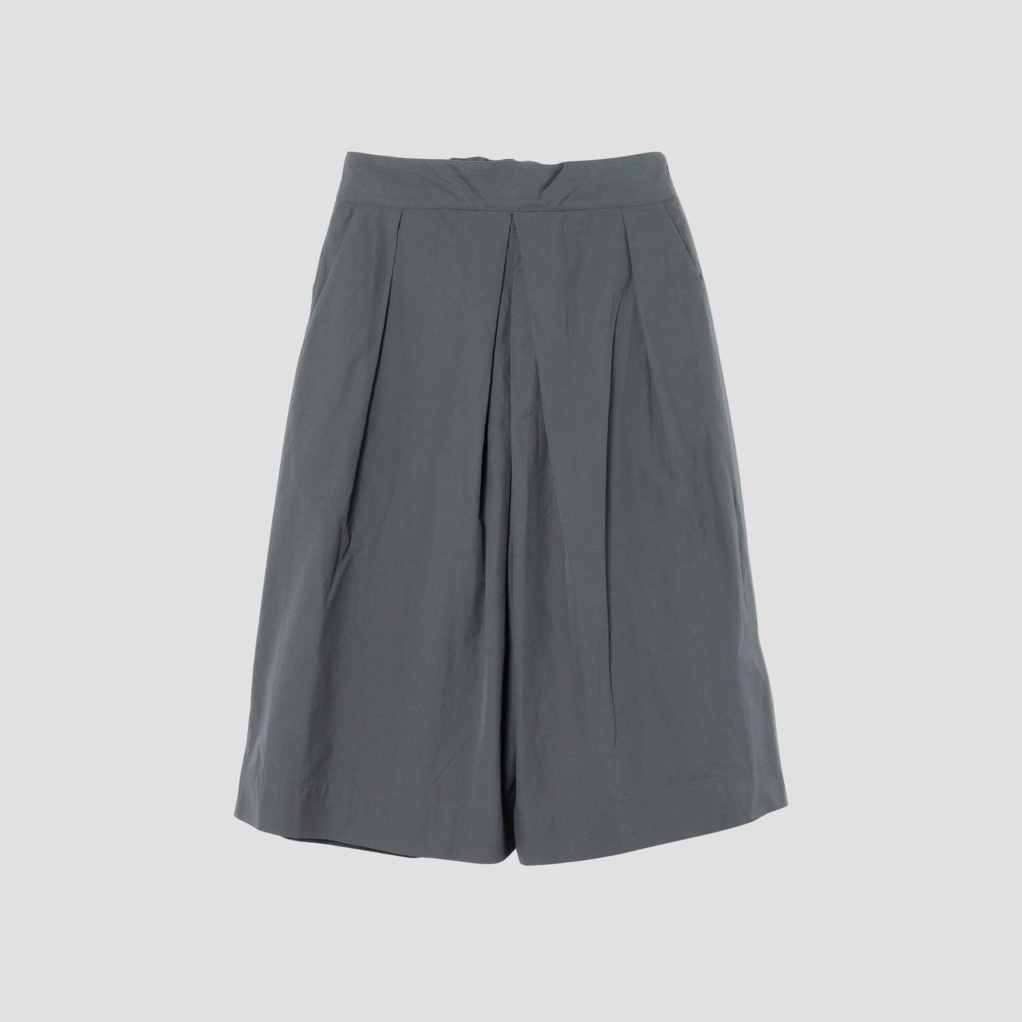 WASHED COTTON POPLIN TROUSERS
