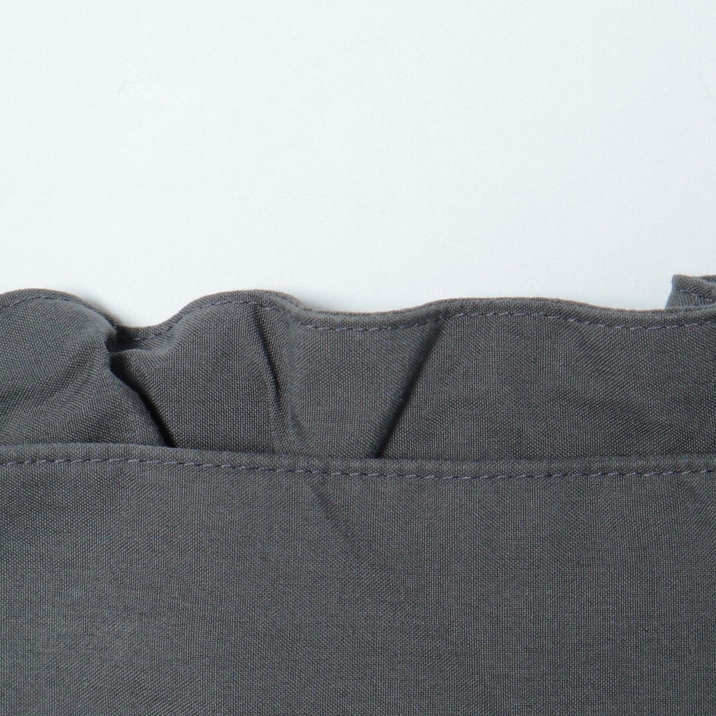 WASHED COTTON POPLIN TROUSERS