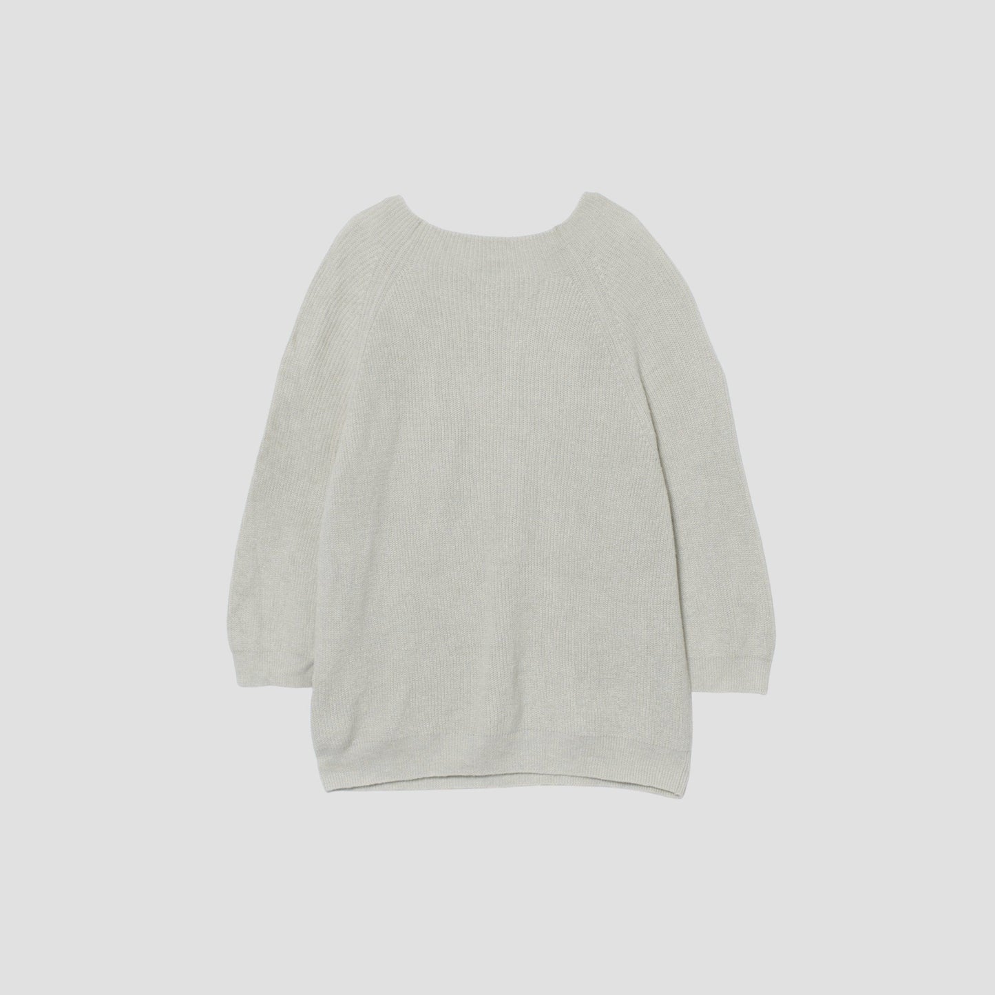 TWISTED LINEN COTTON JUMPER KNIT