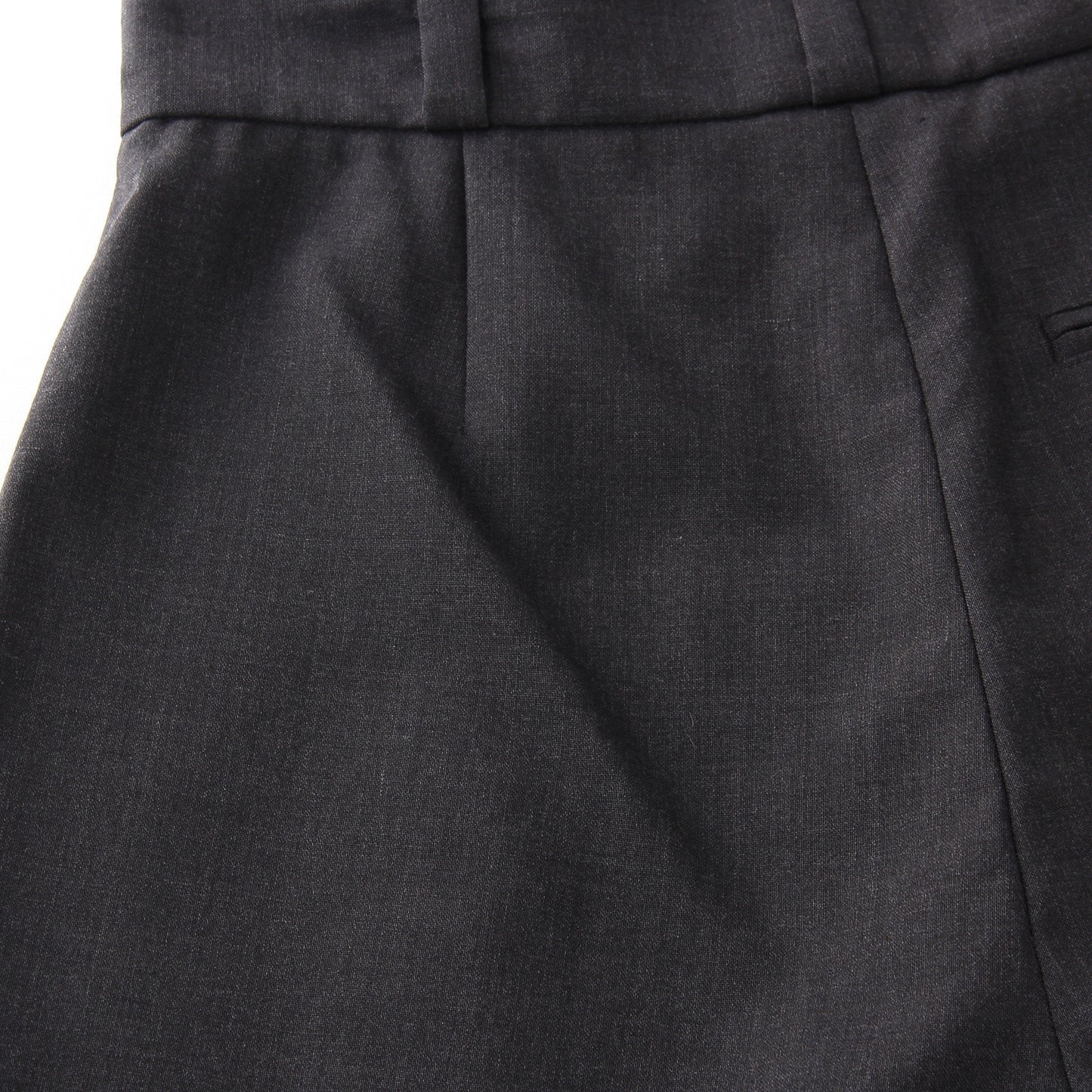 SUMMER WOOL POPLIN TROUSERS