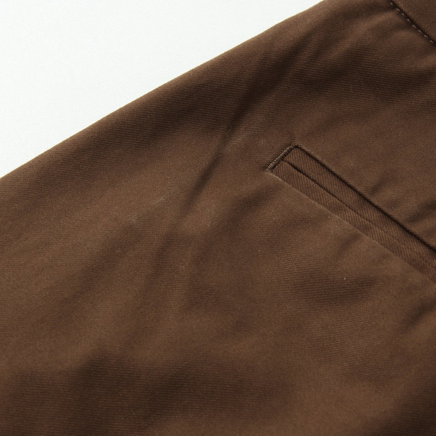 BRUSHED TWILL TROUSERS
