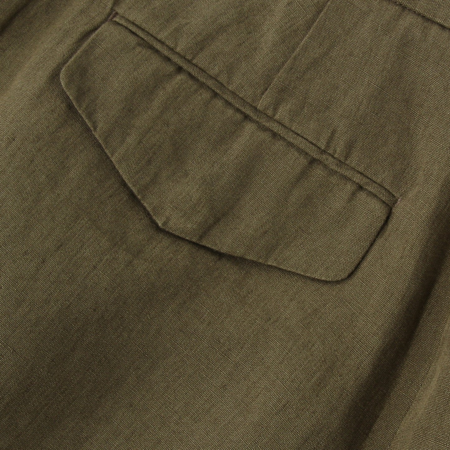 COATED LINEN PLAINWEAVE TROUSERS