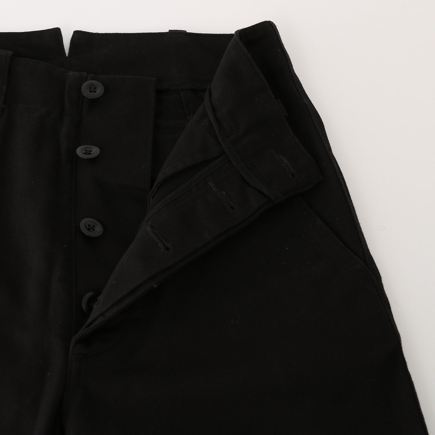 SOFT COTTON TWILL TROUSERS