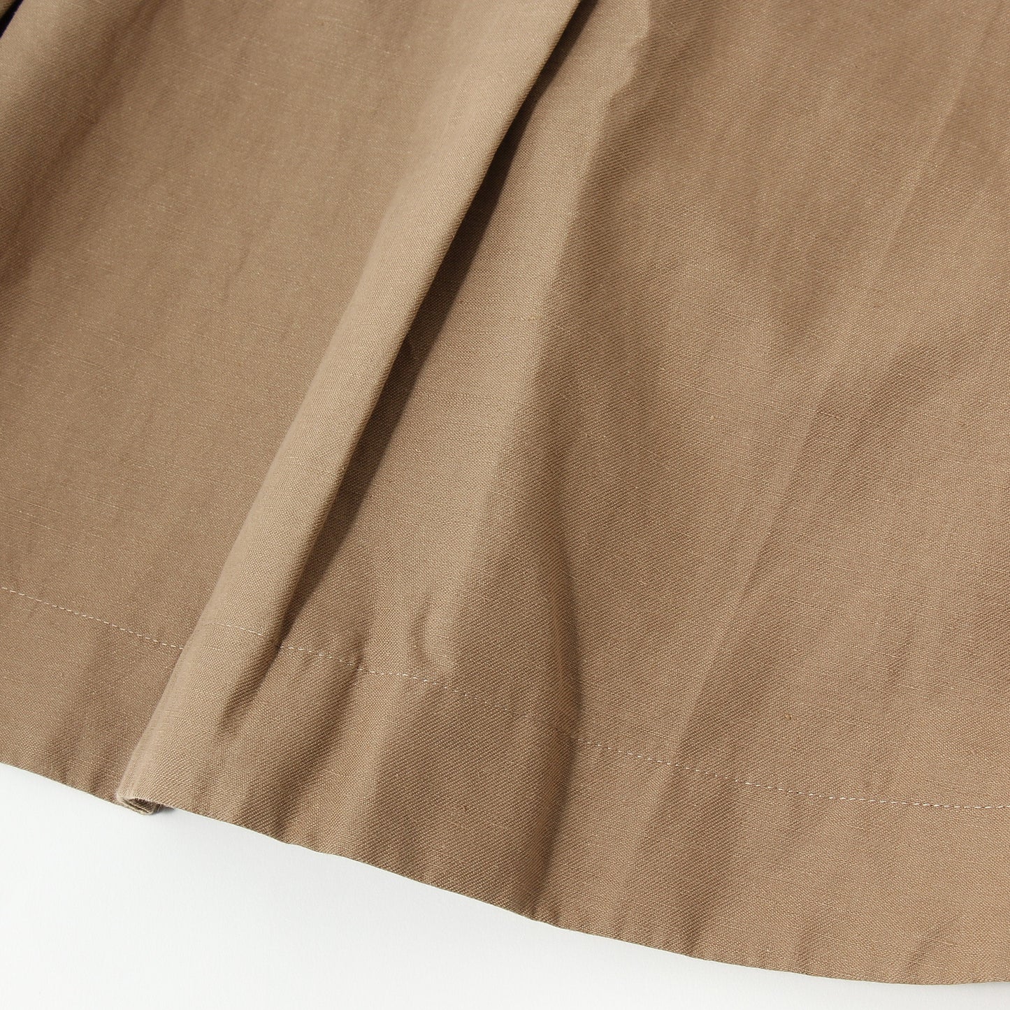 COTTON LINEN DRILL SKIRT