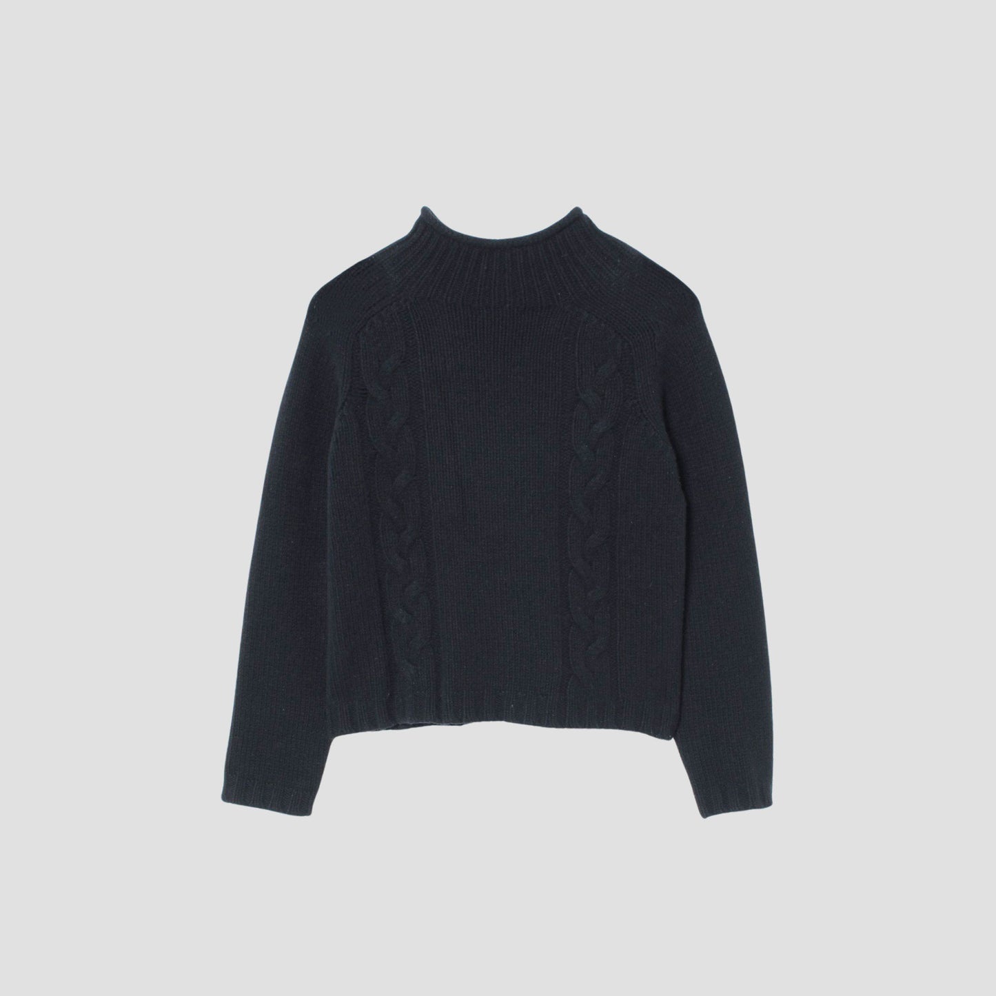 OPEN ROLL NECK KNIT