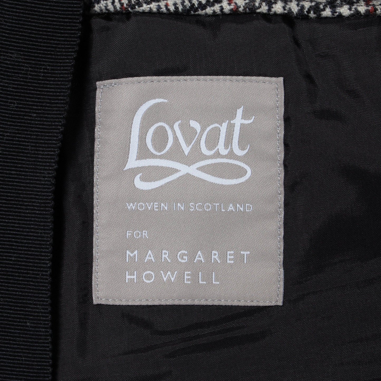 MULTI CHECK WOOL SKIRT