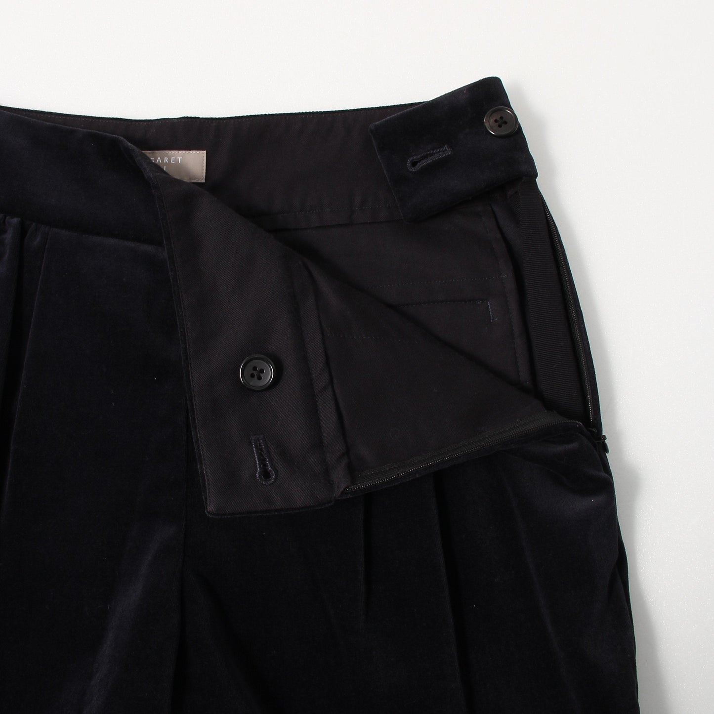 COTTON VELVET TROUSERS