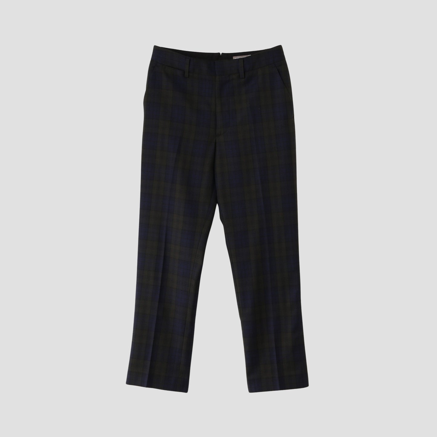 WOOL BLACKWATCH TROUSERS