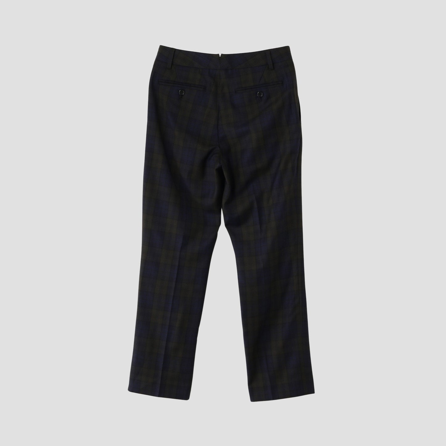 WOOL BLACKWATCH TROUSERS