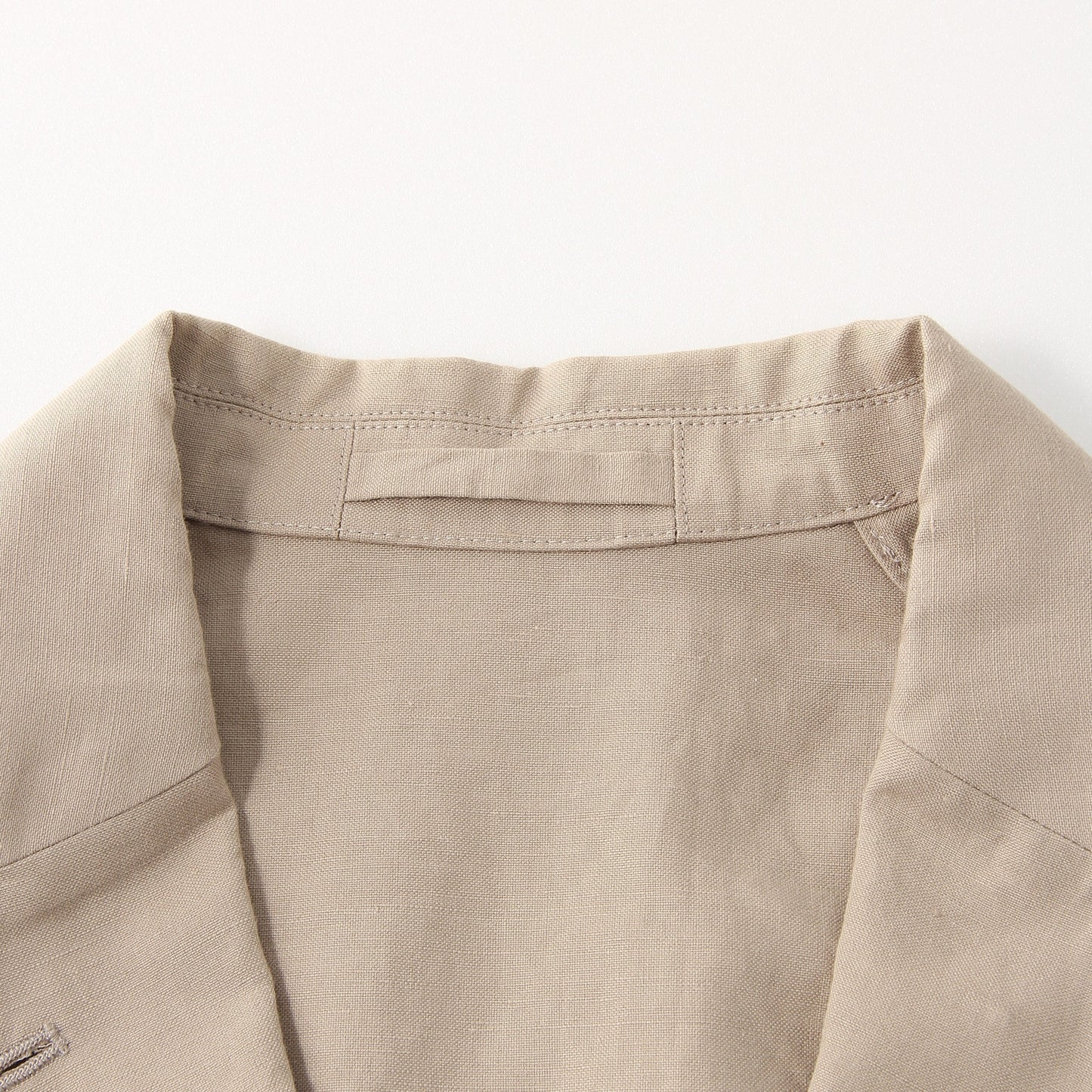 COTTON LINEN OXFORD JACKET