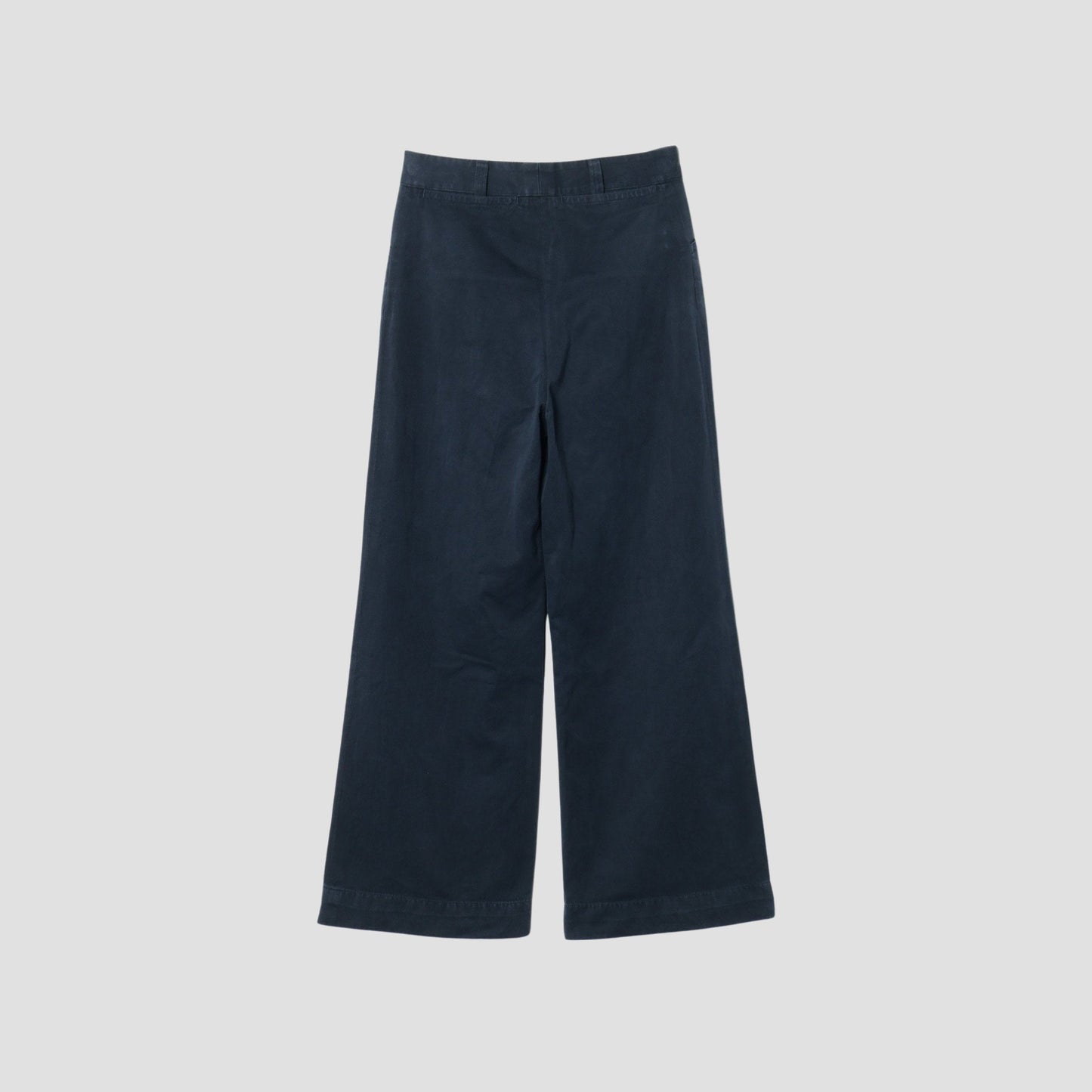 COTTON LINEN TWILL TROUSERS