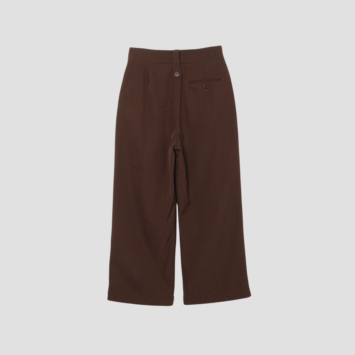 DRY WOOL TWILL TROUSERS