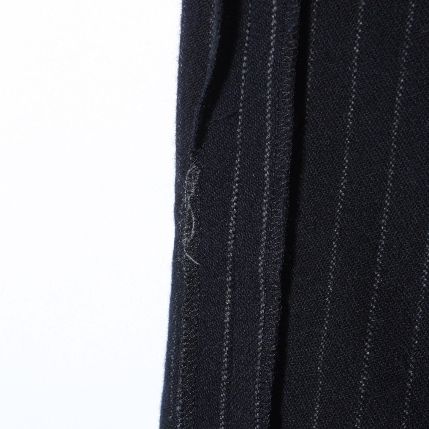BROKEN STRIPE WOOL TROUSERS