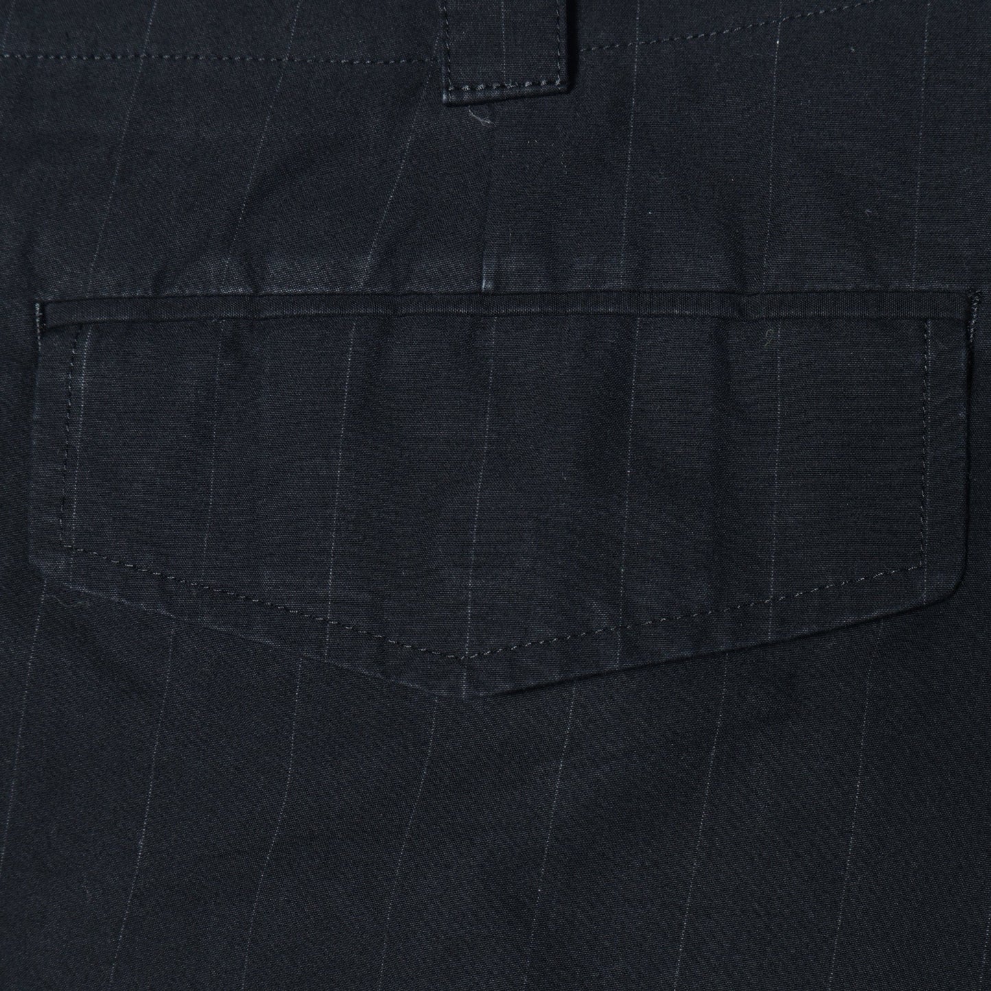 DENSE COTTON STRIPE TROUSERS
