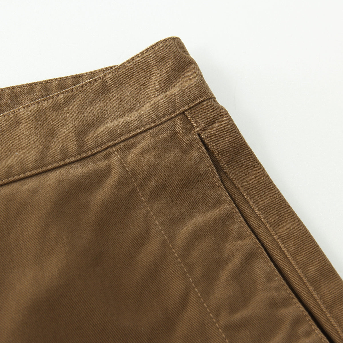 BASIC BRUSHED CHINO TROUSERS