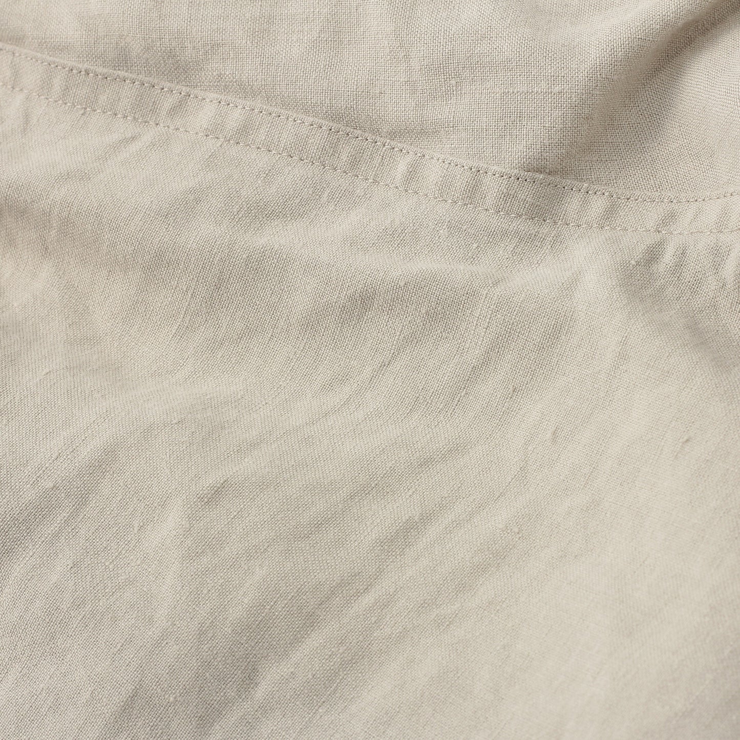 LINEN PLAINWEAVE TROUSERS