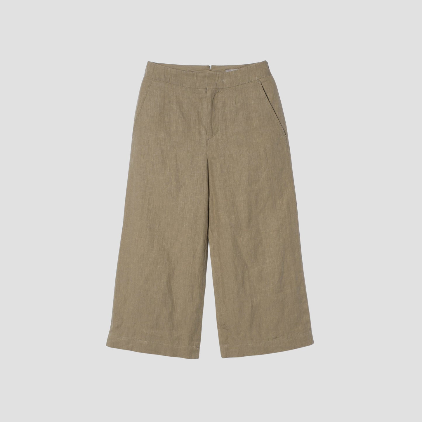 HIGH DENSE LINEN TROUSERS