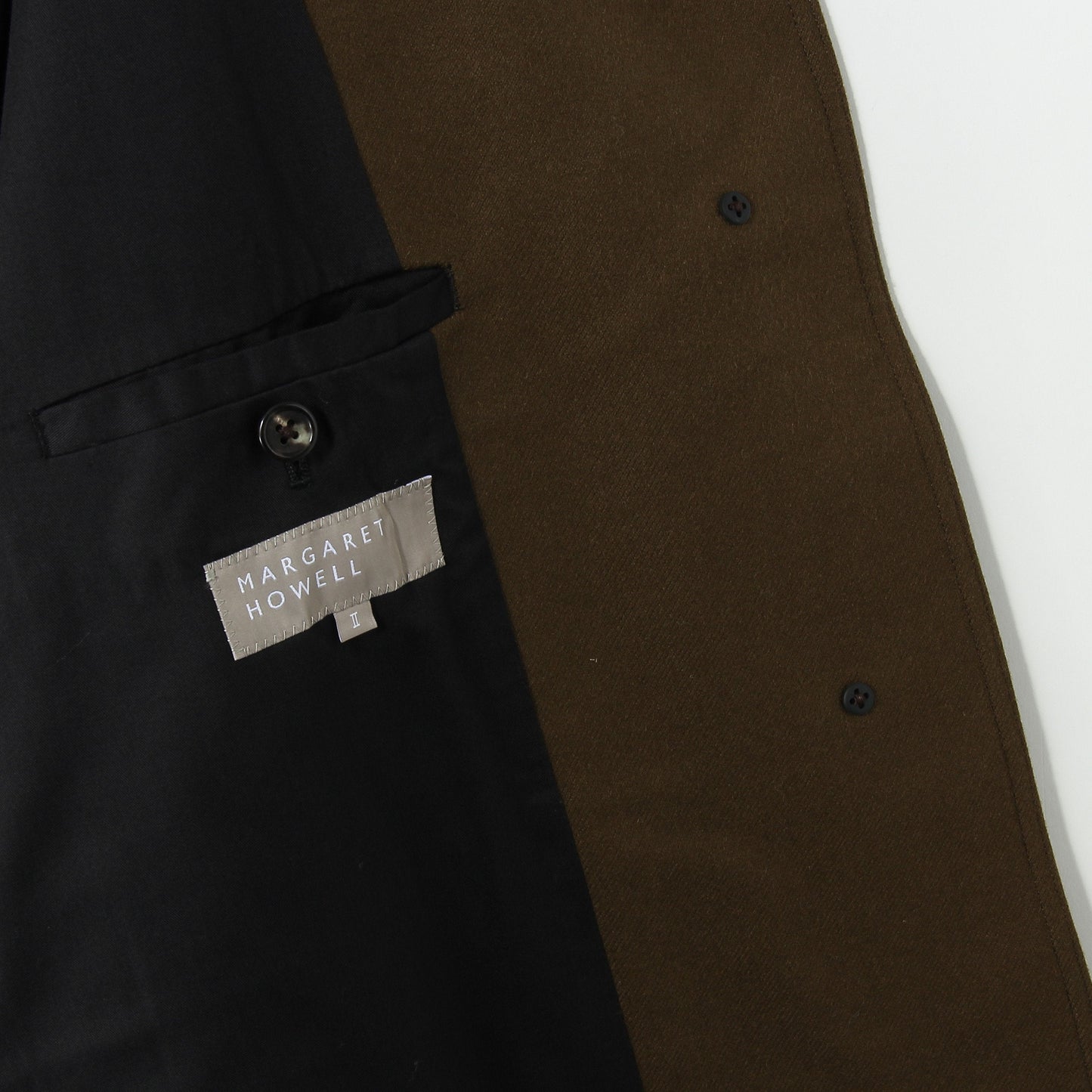 MILLED SERGE COAT