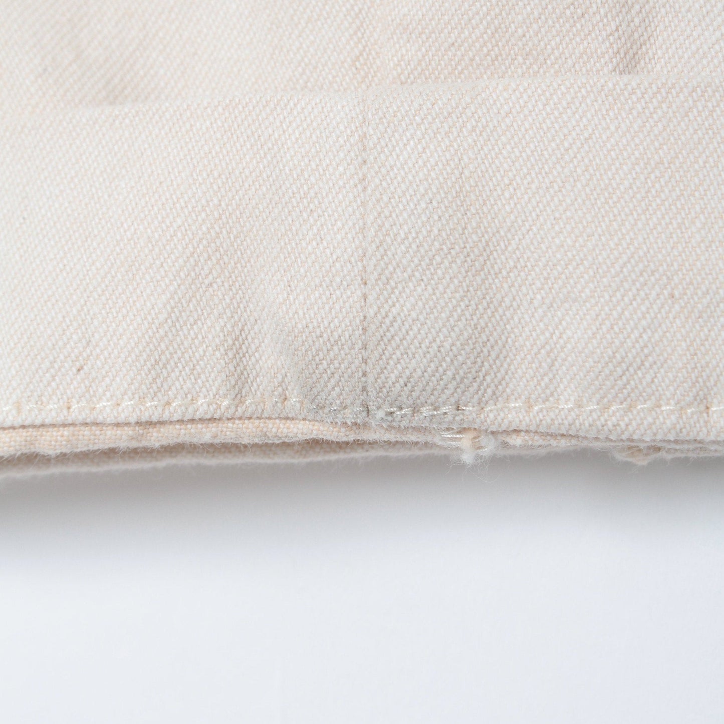 NATURAL DENIM TROUSERS