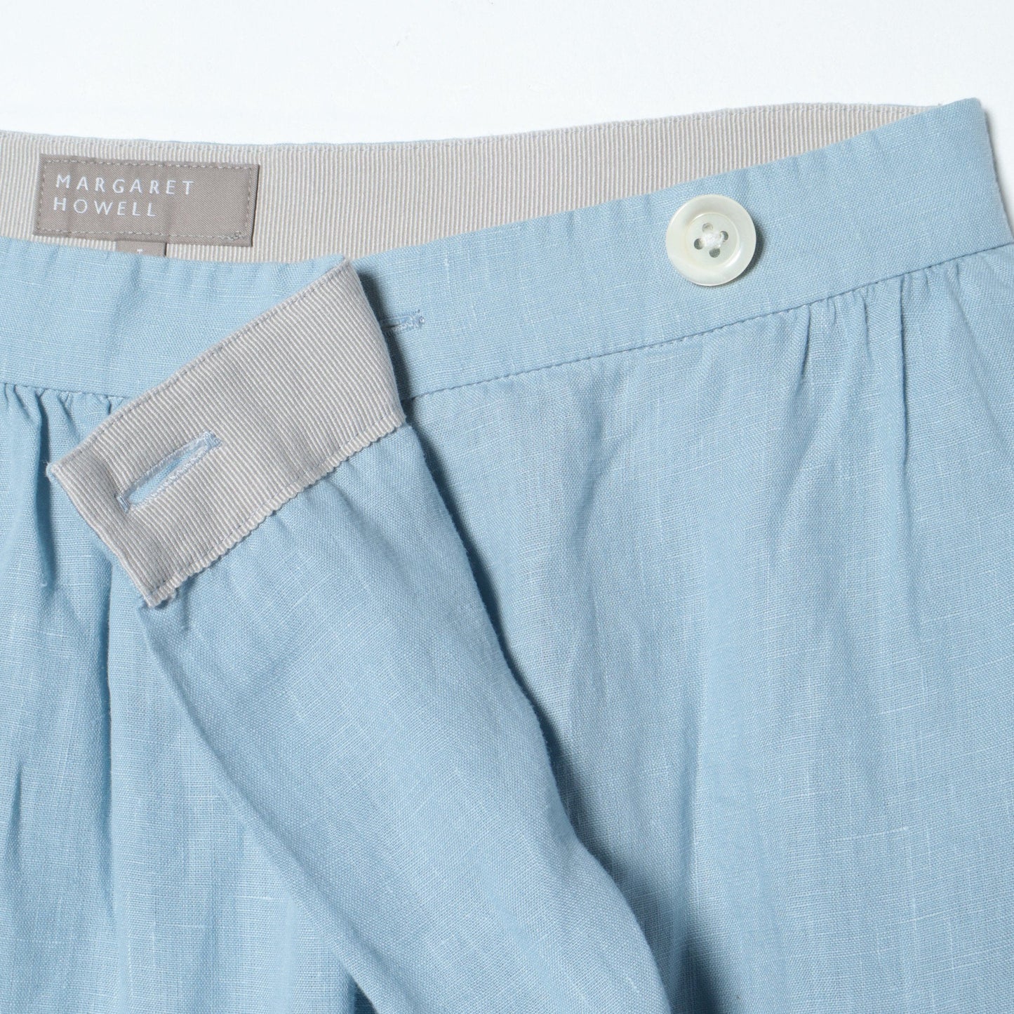 SHIRTING LINEN SKIRT