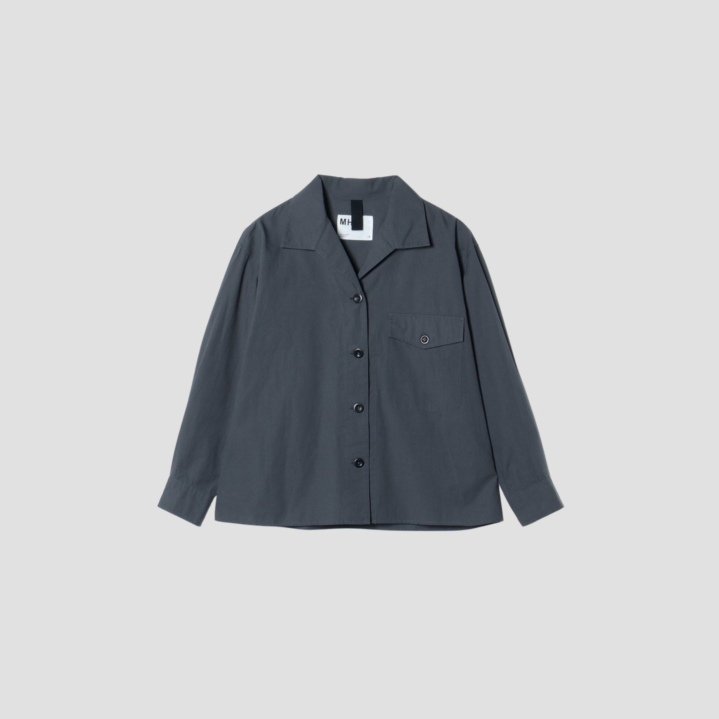 DRY COTTON LINEN PLAINWEAVE SHIRT