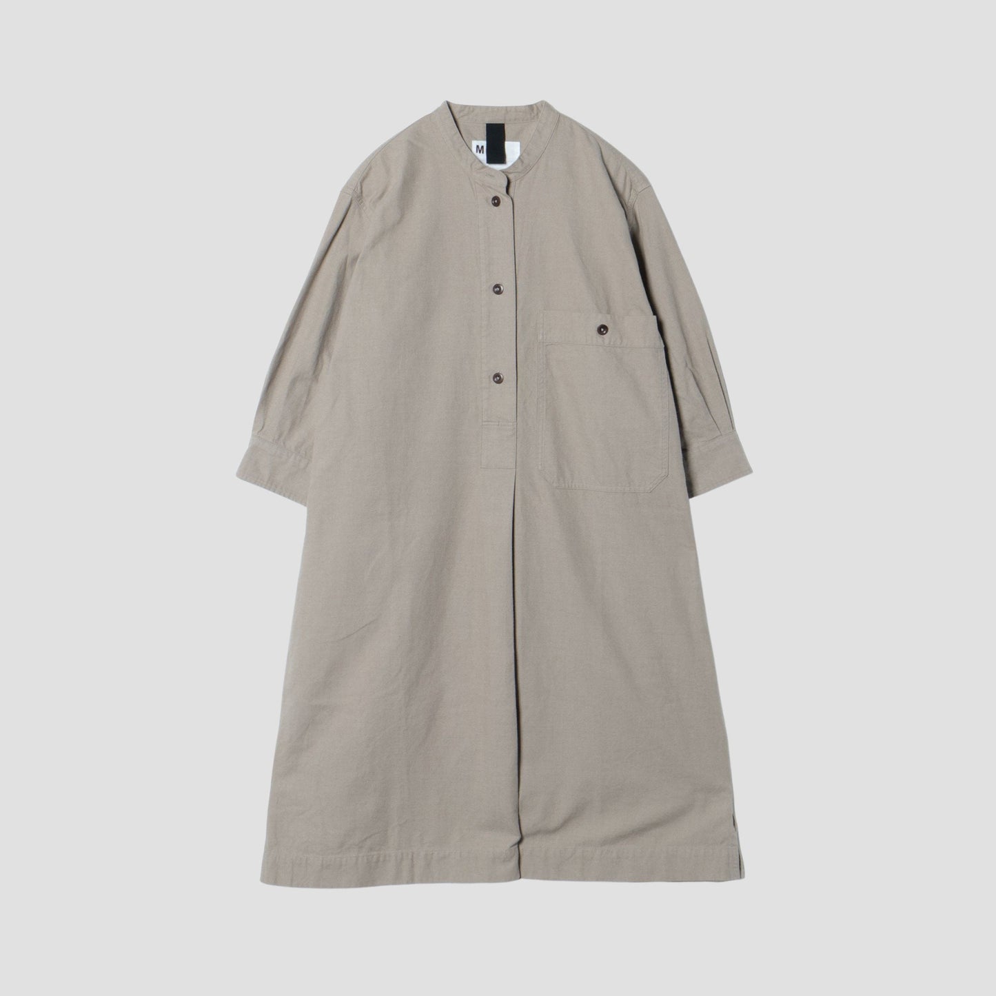 WORN COTTON WOOL TWILL DRESS
