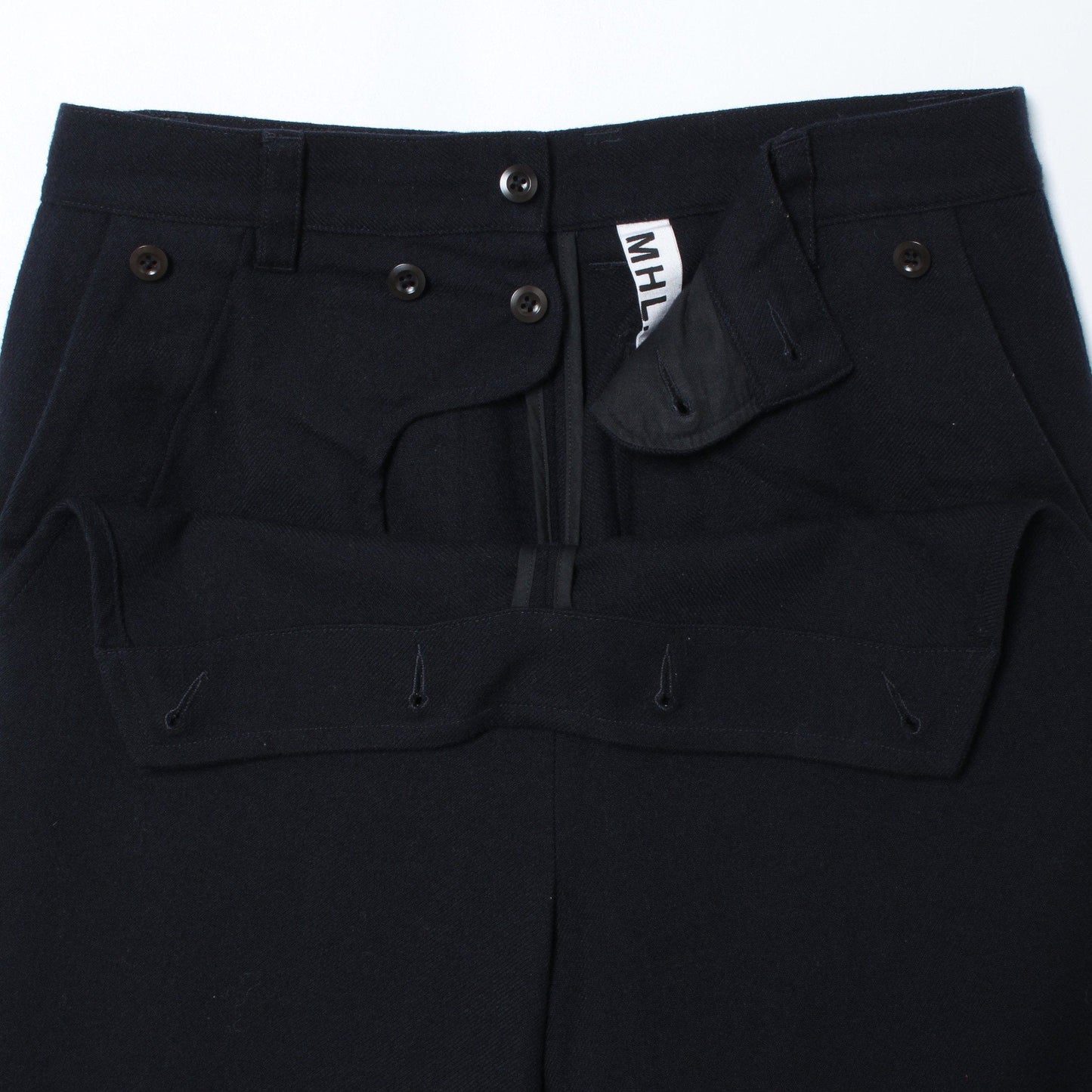WOOL SERGE TROUSERS