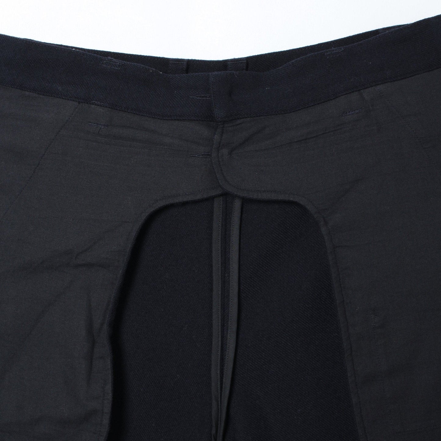 WOOL SERGE TROUSERS
