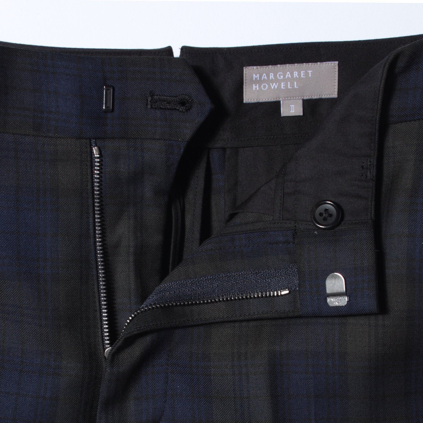WOOL BLACKWATCH TROUSERS
