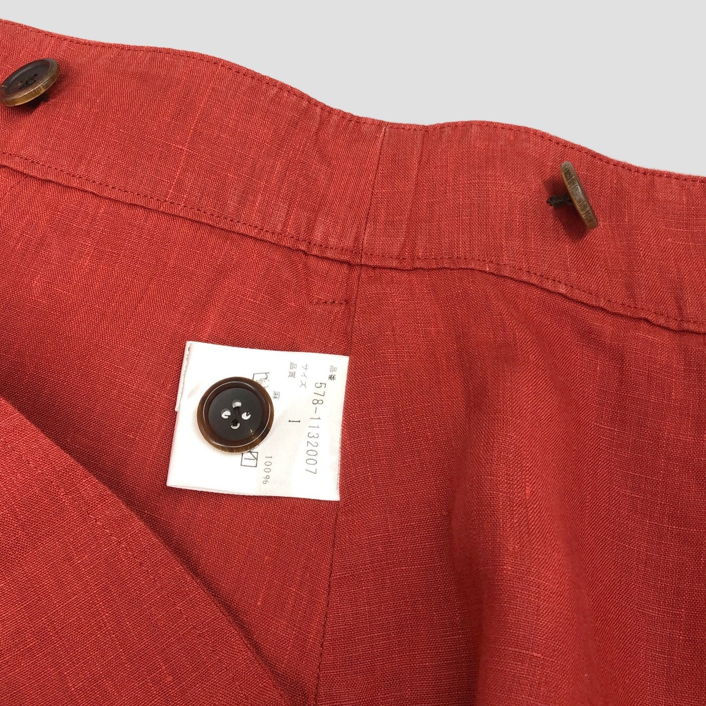 SHIRTING LINEN SKIRT